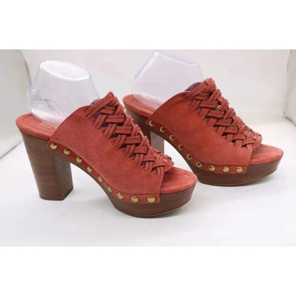 Michael Kors Women's Westley Mule Cinnamon Platform Slip On Shoes-10M - Picture 2 of 10